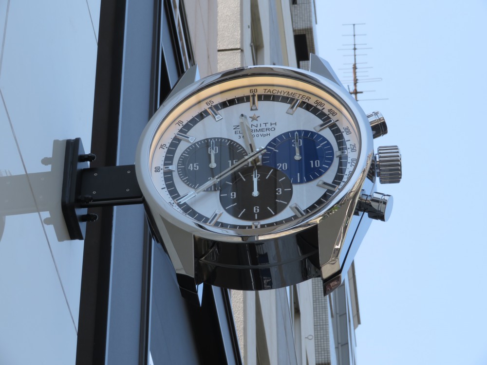 ゼニスブティック大阪外観にゼニスの大きな時計が設置されました！ - OTHERS ｜IMG_5017 