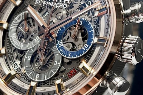 機械式時計の構造を感じれるモデル？？『エル・プリメロ フルオープン