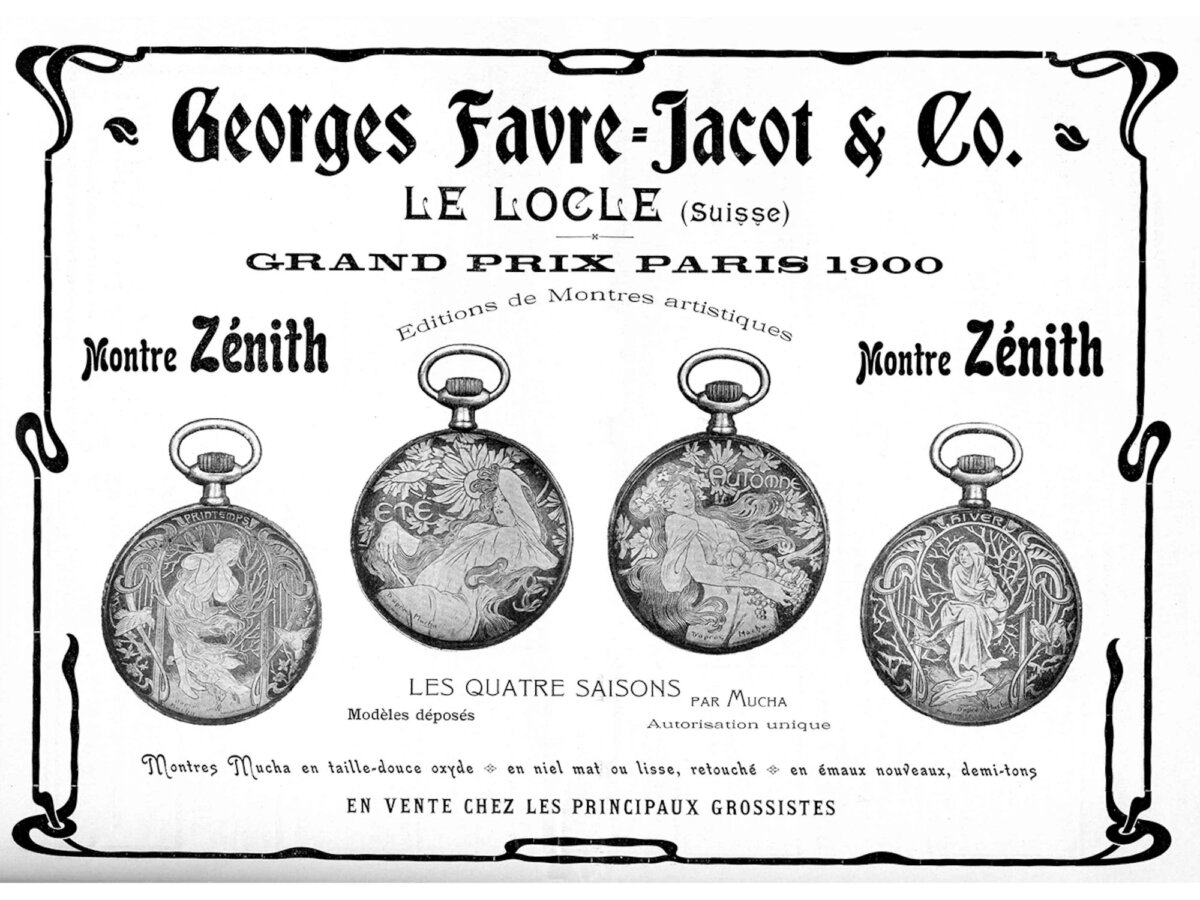 【ゼニス】ZENITHとは?創業160年の歴史と時計づくりの哲学 - その他 |6b2266b4-3595-404d-8309-441bf384ac02_1910-ArtNouveau