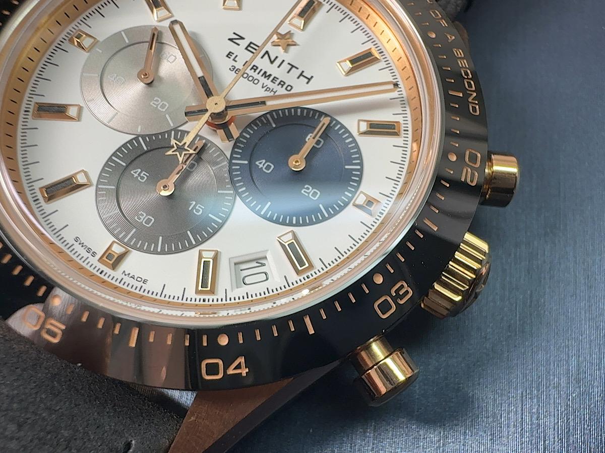 秋のファッションにもよく合う？ローズゴールド×ブラックレザーストラップの『クロノマスター スポーツ』 - CHRONOMASTER ｜IMG_9254 