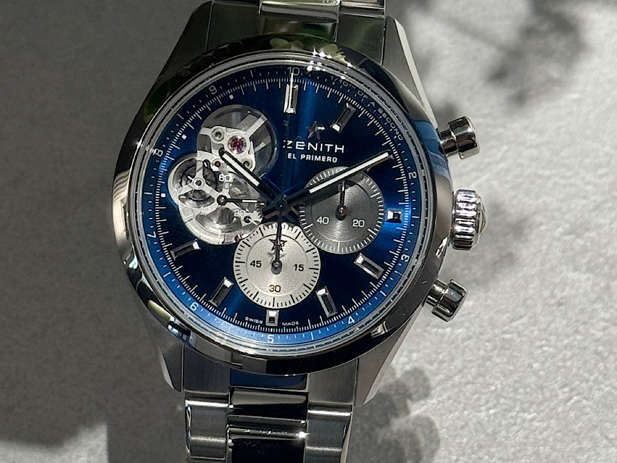 ゼニスの時計に多いブルー文字盤。その理由を知れば、もっと好きになる? - DEFY CHRONOMASTER PILOT |IMG_9428