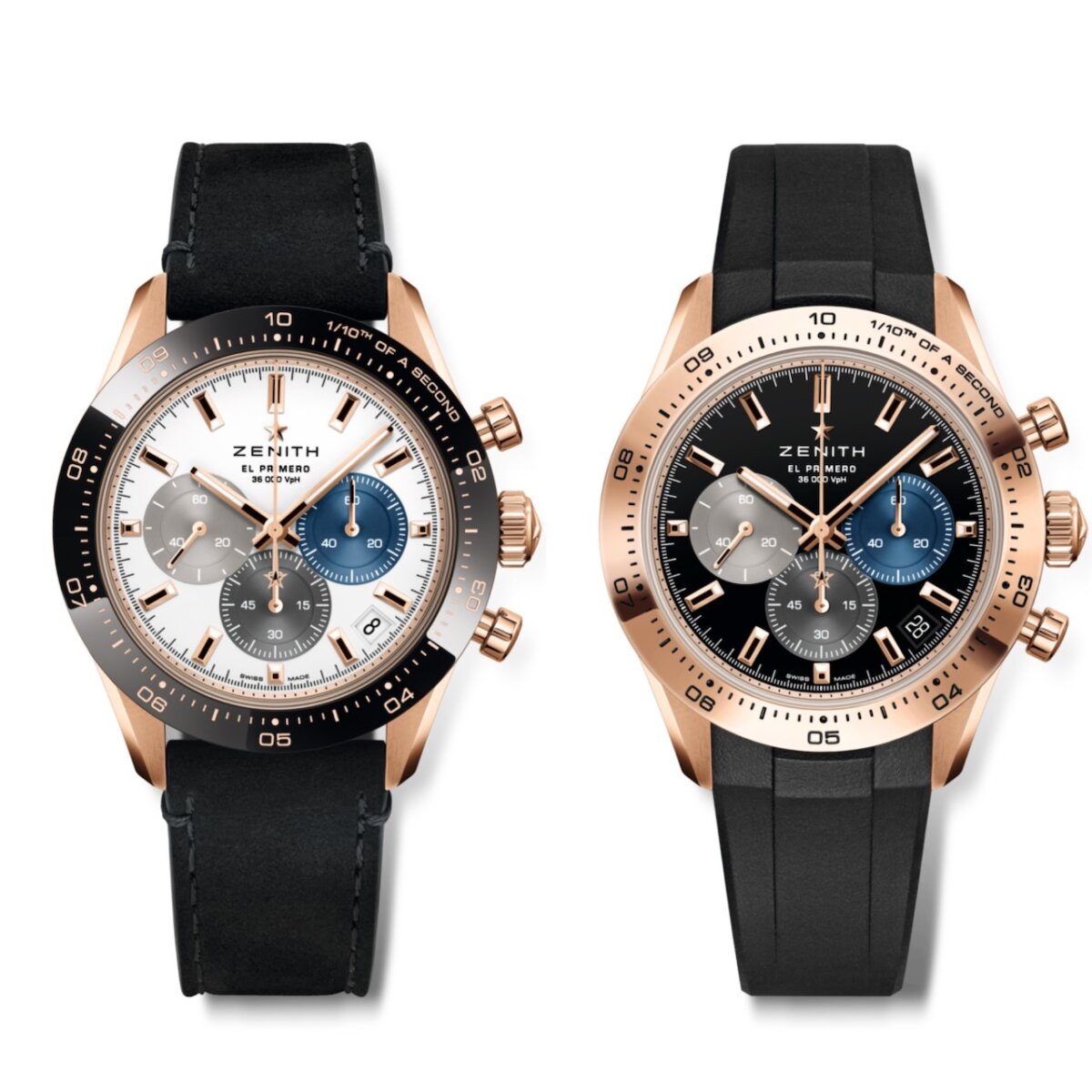 【ゼニス】どちらが好みのデザインですか?クロノマスタースポーツ ゴールドモデル徹底比較!! - CHRONOMASTER |S__88670342