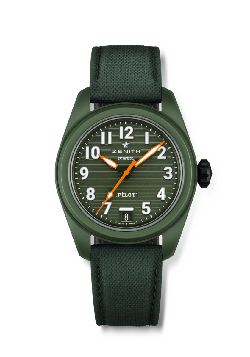 国を超えてつながる職人技──PORTER × ZENITH「パイロット」 - PILOT |Digital-RGB-1-SOLDAT-2_Pilot-Automatic-Porter_49.4001.3620.63.I001_4x5