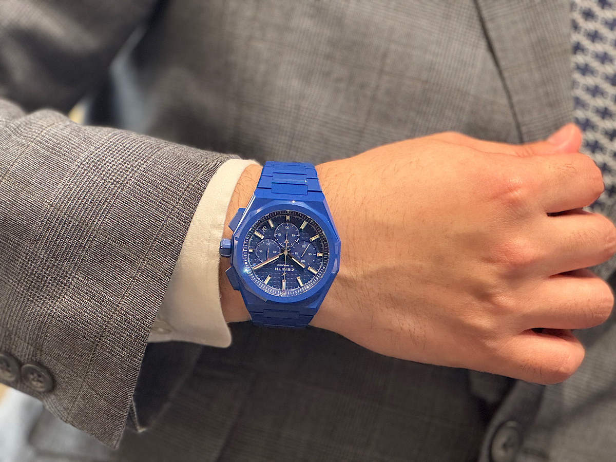 【実機入荷しました!】ご覧いただけるのは今だけ?160周年記念モデル『デファイ スカイライン クロノグラフ 160thアニバーサリーエディション』 - DEFY |IMG_0840