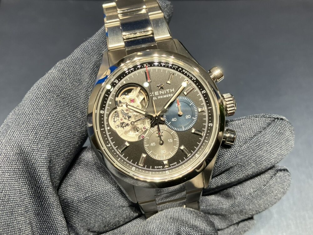 長年続くゼニスのアイコニックデザインと言えば？ゼニス クロノマスターオープンです。 - CHRONOMASTER ｜IMG_0301-1-rotated 