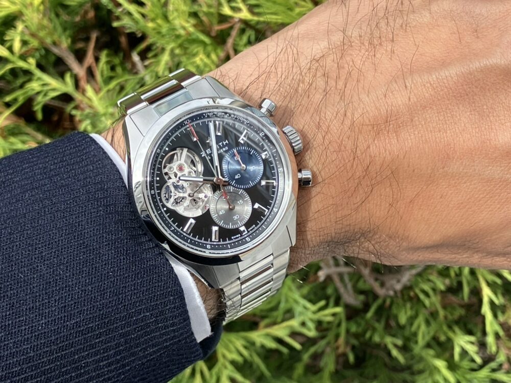 長年続くゼニスのアイコニックデザインと言えば？ゼニス クロノマスターオープンです。 - CHRONOMASTER ｜IMG_0305-1-rotated 