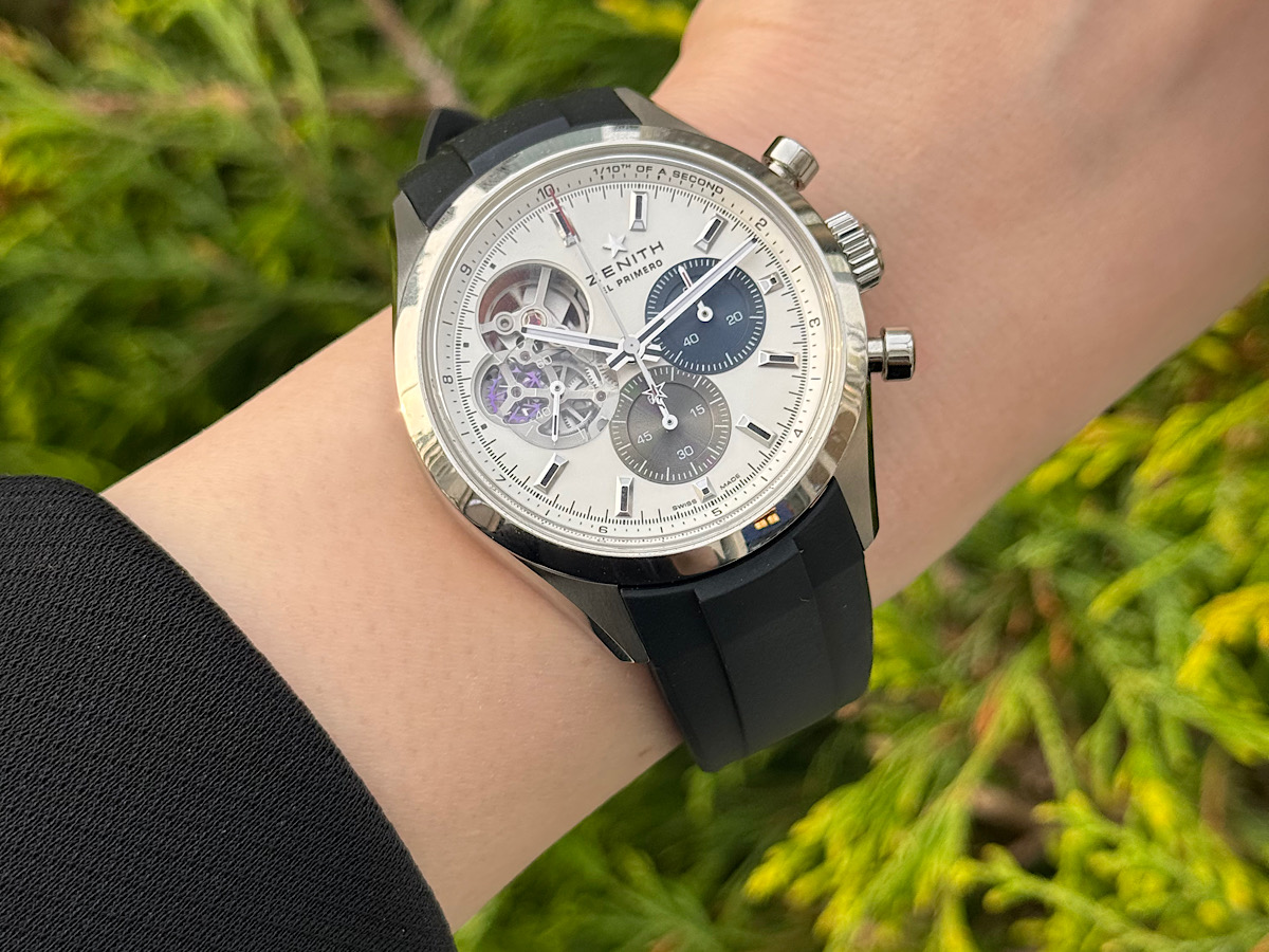 クロノマスターをもっと快適に。夏はラバーストラップで軽やかに楽しんでみませんか？ - CHRONOMASTER ストラップ／メンテナンス ｜IMG_1395 