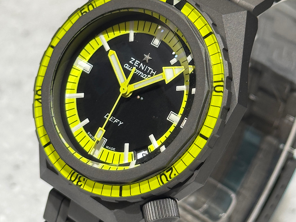 初代デファイダイバーが現代的なカラーリングで復刻！『デファイ リバイバル ダイバー シャドウ』 - DEFY ｜IMG_1447 