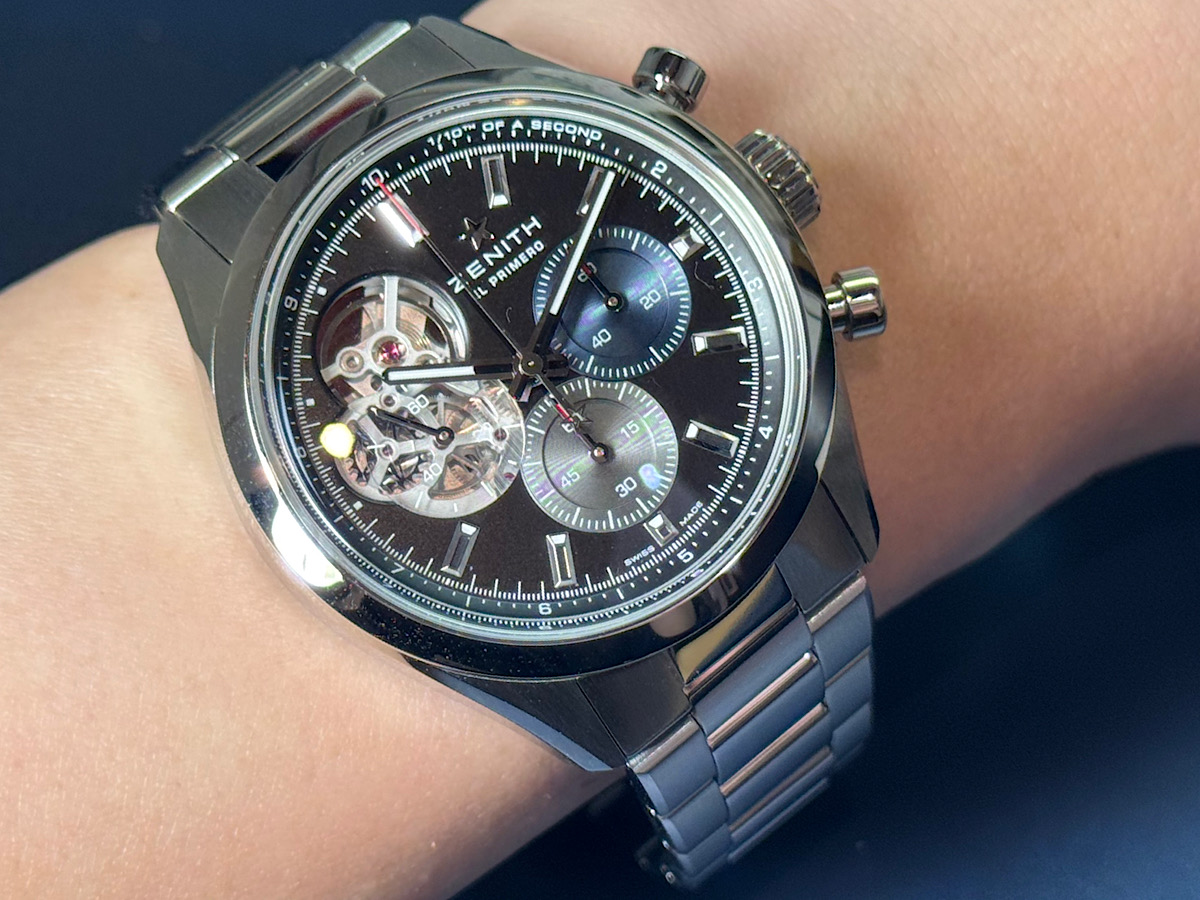 “エル・プリメロ”の鼓動を感じることができる、ゼニスの象徴的タイムピース『クロノマスター オープン』 - CHRONOMASTER ｜IMG_1797 