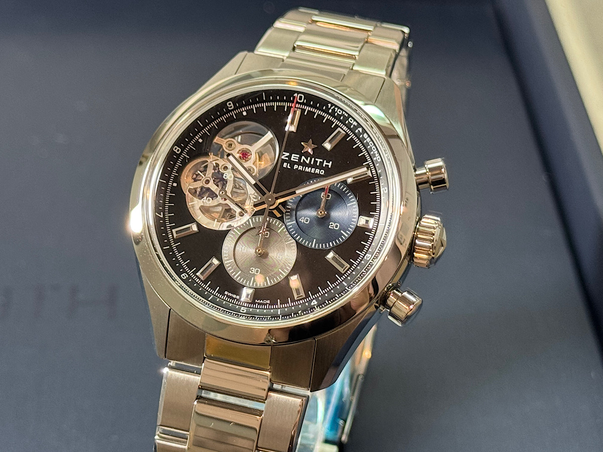 “エル・プリメロ”の鼓動を感じることができる、ゼニスの象徴的タイムピース『クロノマスター オープン』 - CHRONOMASTER ｜IMG_1800 