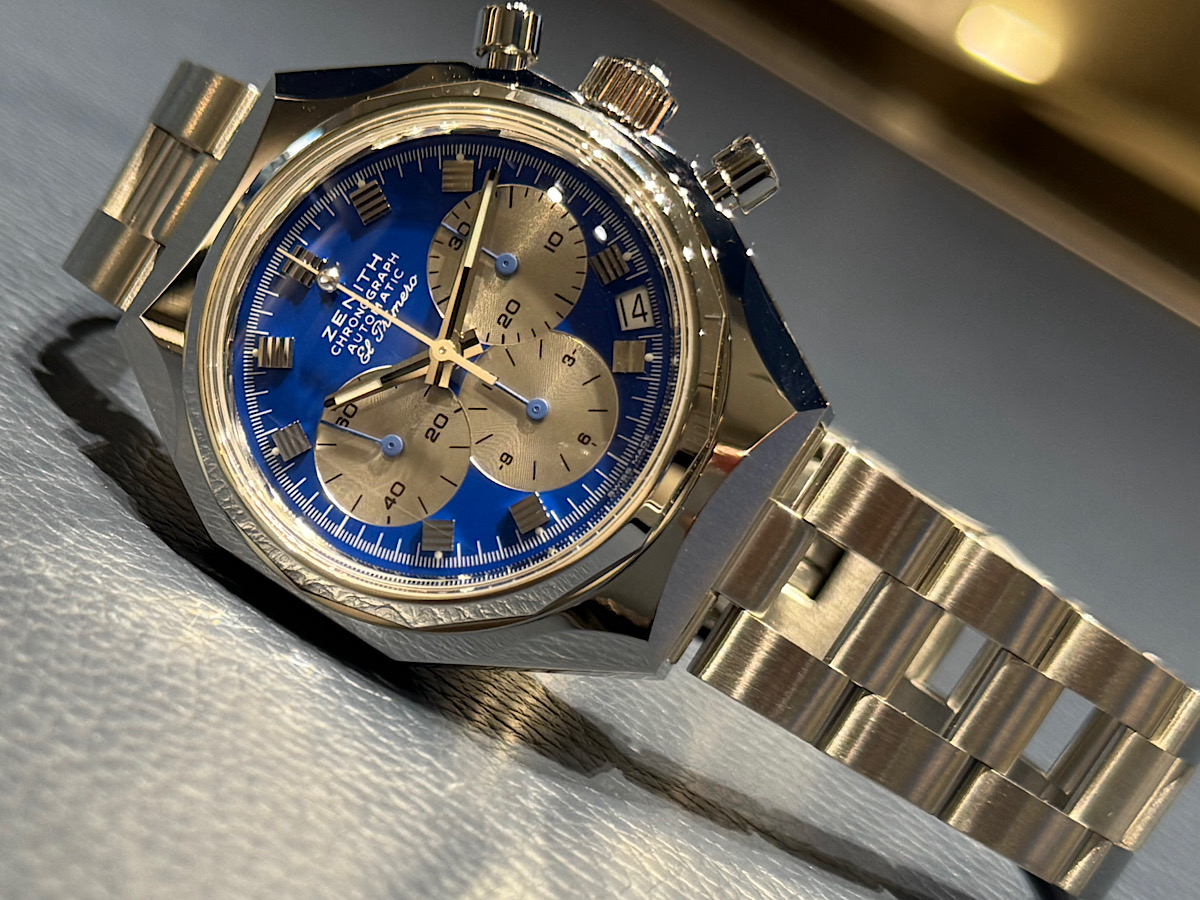 デザイン×時計の融合。ゼニス × USM ブルーが輝く『デファイ クロノグラフ USM』 - DEFY ｜IMG_2306 