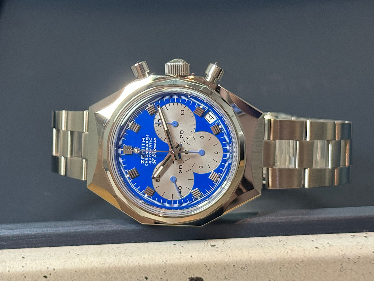 デザイン×時計の融合。ゼニス × USM ブルーが輝く『デファイ クロノグラフ USM』 - DEFY ｜IMG_2311 