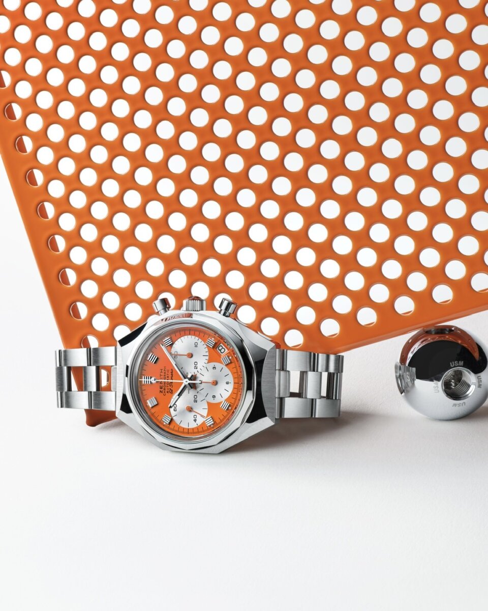 ゼニス新作発表！！【世界限定60本】スイスの歴史ある家具メーカーとコラボ 「デファイ クロノグラフ　USM」 - DEFY ｜S__90865772 