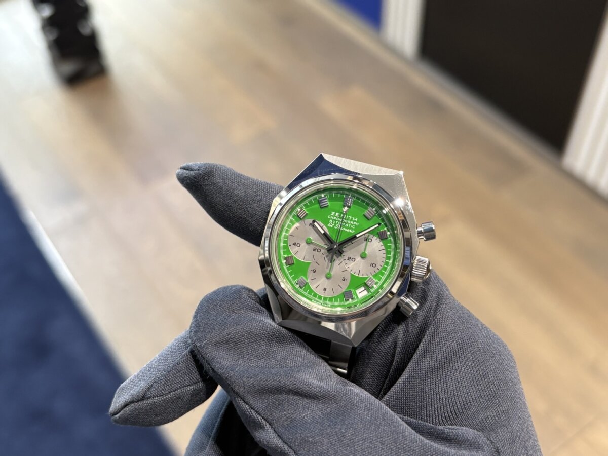 1960年代にゆかりのあるスイスの2ブランドが夢のコラボ!?【デファイ クロノグラフ USM】グリーン文字盤をご紹介！！ - DEFY ｜S__90882226 