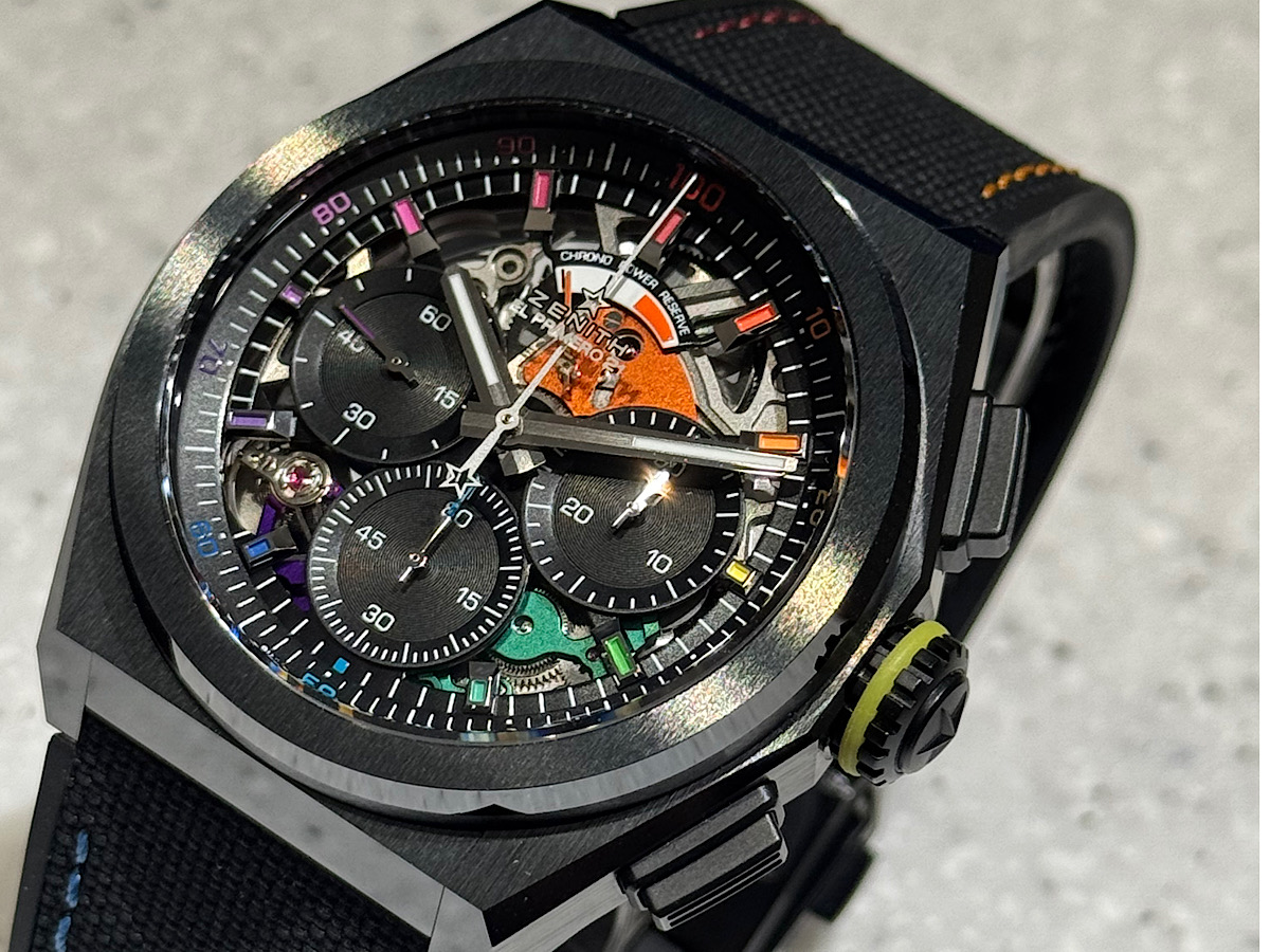 カラフルなスケルトンで魅せるゼニスの技術力『デファイ21 クロマⅡ』 - DEFY ｜IMG_3017 