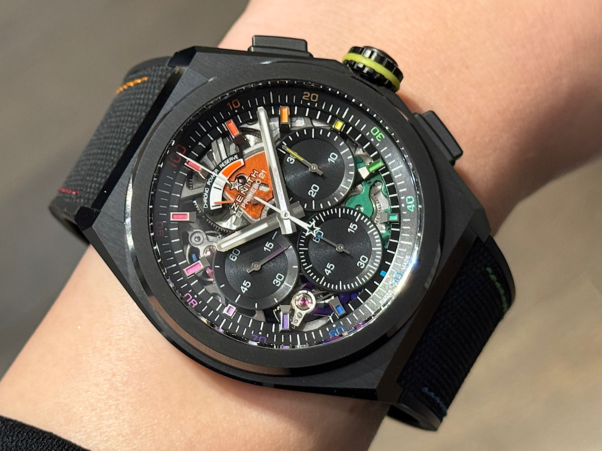 カラフルなスケルトンで魅せるゼニスの技術力『デファイ21 クロマⅡ』 - DEFY ｜IMG_3031 