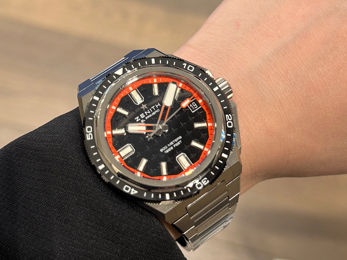 プロフェッショナル仕様の美しさ。ゼニスが示す“究極のダイバーズウォッチ”『デファイ エクストリーム ダイバー』 - DEFY |IMG_3050