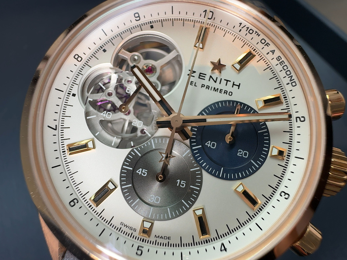 温かみのある輝き、ローズゴールド×オープン文字盤が融合した『クロノマスター オープン』 - CHRONOMASTER ｜IMG_3136 