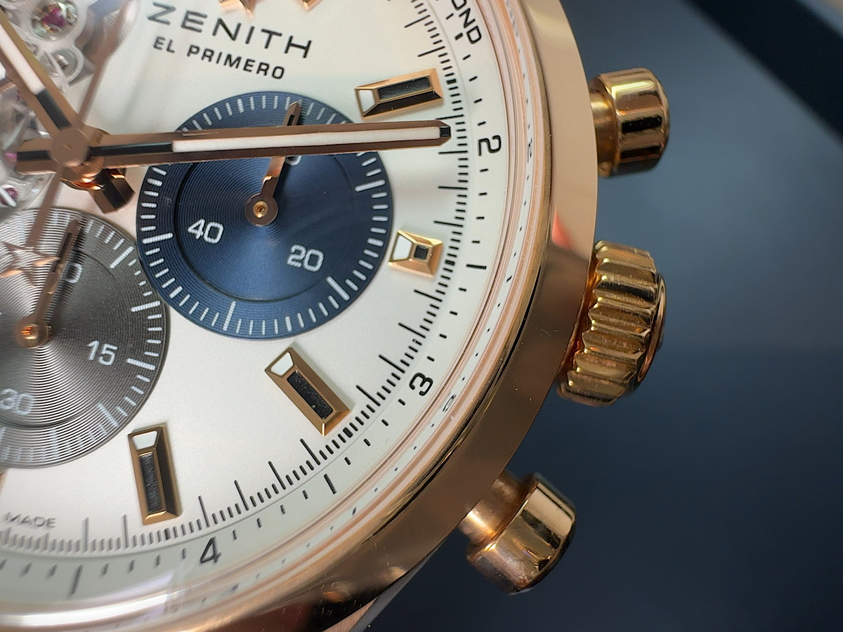 温かみのある輝き、ローズゴールド×オープン文字盤が融合した『クロノマスター オープン』 - CHRONOMASTER ｜IMG_3140 