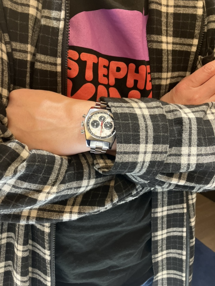 37㎜は控えめなおしゃれサイズ！普段使いしやすいクロノマスターリバイバルA384。H様有難うございます。 - CHRONOMASTER お客様 ｜IMG_0597-1 