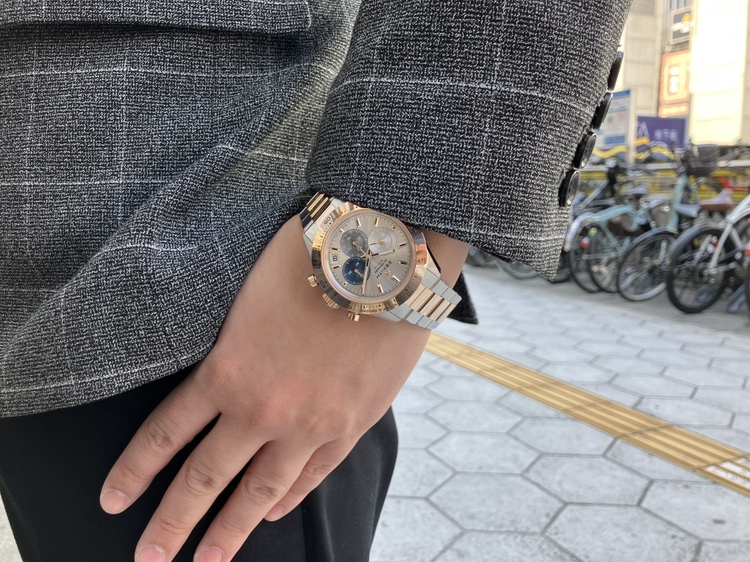 ゴールドとステンレスのコンビネーションモデルが美しいクロノマスタースポーツが入荷しました。 - CHRONOMASTER |IMG_3049