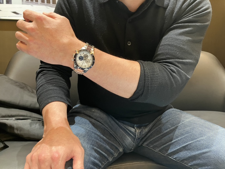 10分の1秒の計測を可能にするクロノグラフモデル。S.A様クロノマスタースポーツご購入有難うございました。 - CHRONOMASTER お客様 |IMG_0921