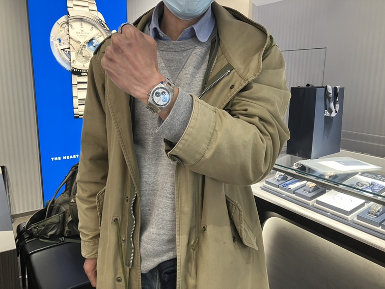 クロノマスターの原点、クロノマスターリバイバルA384。T.O様ご購入有難うございました。 - CHRONOMASTER お客様 ｜IMG_0924 