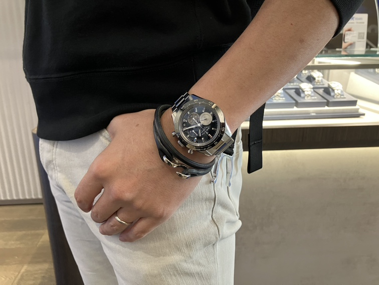 ブラック文字盤の光沢とブラックセラミックベゼルがマッチしたクロノマスタースポーツN.Y様ご購入有難うございました。 - CHRONOMASTER お客様 ｜IMG_0972 