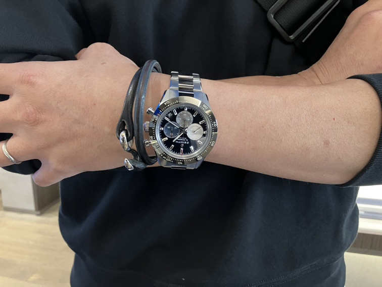 ブラック文字盤の光沢とブラックセラミックベゼルがマッチしたクロノマスタースポーツN.Y様ご購入有難うございました。 - CHRONOMASTER お客様 ｜IMG_0976 