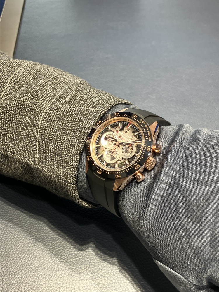 2026年新作クロノマスタースポーツスケルトンゴールドモデルがブティック大阪でご覧いただけます。 - CHRONOMASTER ｜IMG_3747 