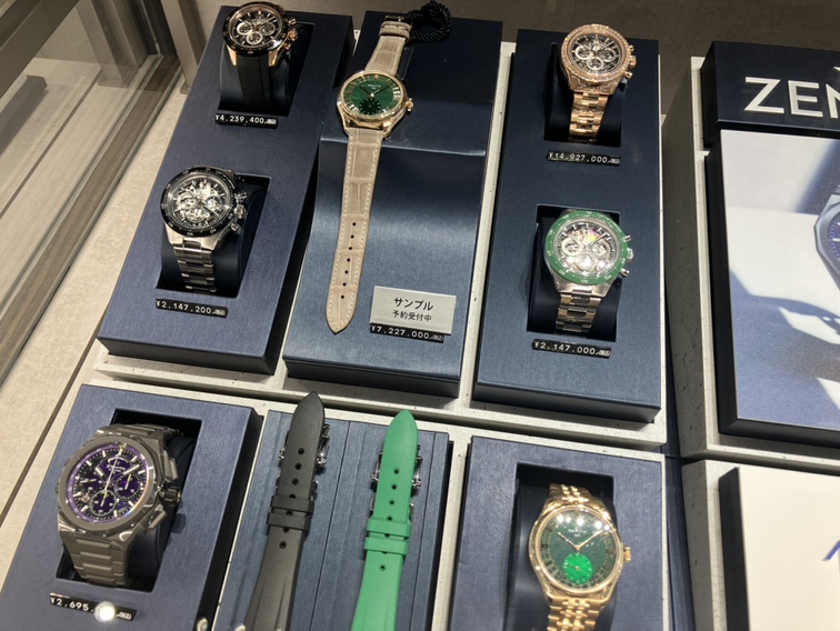 6月18日(木)~21日(日)までゼニス2026年新作モデルのサンプル商品をご覧いただけます。 - ご案内 その他 |IMG_1097