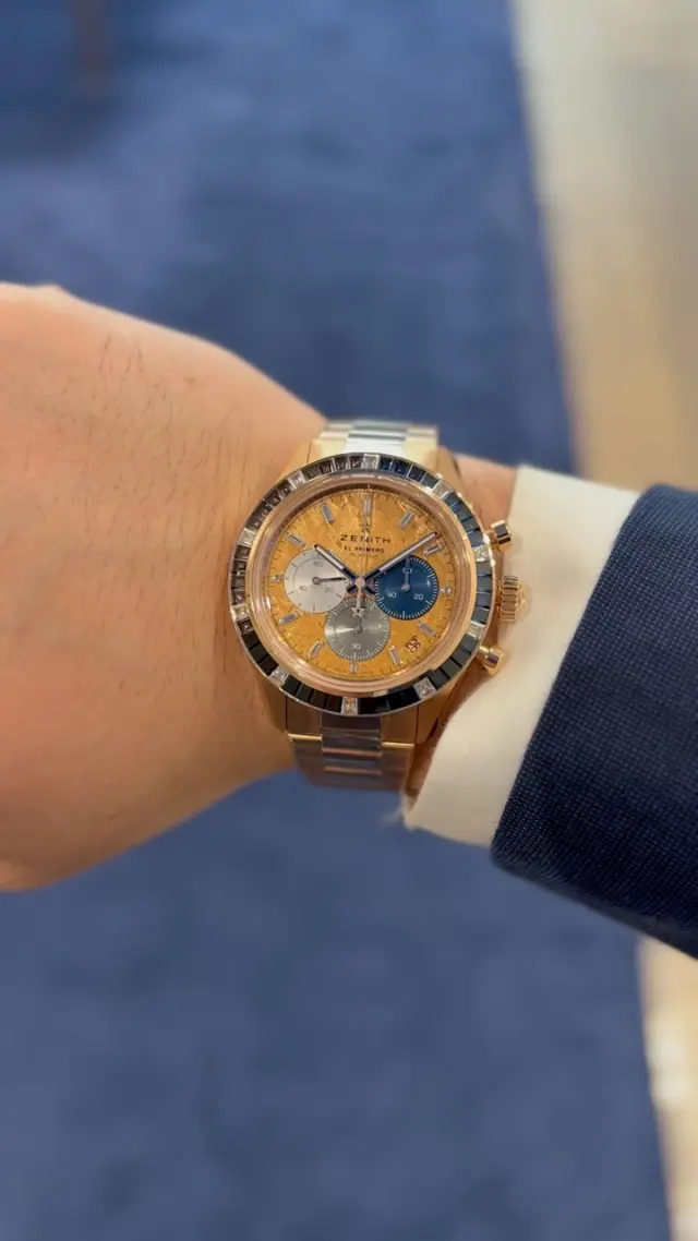 【クロノマスター スポーツ ゴールド プレシャスストーン】
品番 22.3100.3600/69.M3100
価格 ¥14,080,000 （税込）
※ゼニスブティック限定モデル

投稿 中住